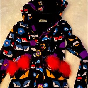 FENDI Monster winter ski jacket size 42